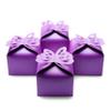 Purple Butterfly Candy Treat Boxes Set Wedding Anniversary Party Favors Mothers Day Birthday Baby Shower Party Small Gift Box Bulk Supplies 2x2x2 inch, 50pc view 1