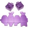 Purple Butterfly Candy Treat Boxes Set Wedding Anniversary Party Favors Mothers Day Birthday Baby Shower Party Small Gift Box Bulk Supplies 2x2x2 inch, 50pc view 3