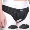VELPEAU Hernia Belt for Men & Women - Bilateral/Double Inguinal, Groin Hernia Support Truss Underwear Briefs, Pain Relief Recovery Adjustable Strap with 2 Removable Medical Compression Pads (Black, M) view 1