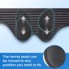 VELPEAU Hernia Belt for Men & Women - Bilateral/Double Inguinal, Groin Hernia Support Truss Underwear Briefs, Pain Relief Recovery Adjustable Strap with 2 Removable Medical Compression Pads (Black, M) view 4