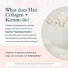 Youtheory Hair Collagen + Keratin - Advanced Collagen & Keratin Supplement - Supports Hair Growth & Nail Health - Aids Anti-Aging - 120 Tablets (20-Day Supply) view 4
