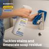 ATTITUDE Bathroom Cleaner Spray, EWG Verified, Plant-Based & Vegan, Safe for Bathroom Surfaces, Tiles, Tubs, Shower Walls, and Grout, Unscented, 27.1 Fl Oz view 2