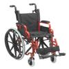 12 in. Wallaby Pediatric Folding Wheelchair44; Fire Truck Red view 1