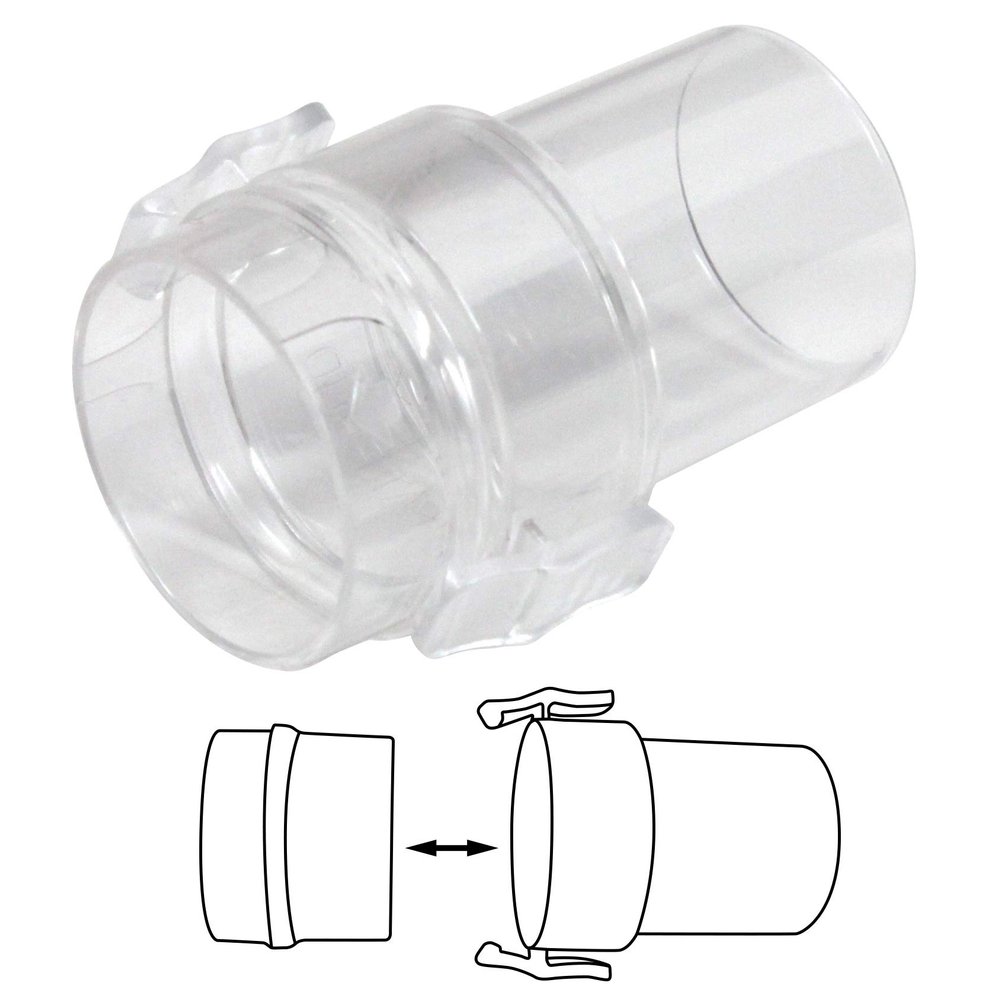 Quick Release Swivel Connector for CPAP Hose Tube and Mask, 22mm/15MM Cuffs, Each