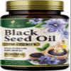 Black Seed Oil Capsules 1000mg - Premium Nigella Sativa Blackseed, Pure Natural Black Cumin Seed Oil & Antioxidant for Skin & Immune Support - Gluten Free, Bottled in USA Supplement - 180 Softgels view 1
