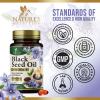 Black Seed Oil Capsules 1000mg - Premium Nigella Sativa Blackseed, Pure Natural Black Cumin Seed Oil & Antioxidant for Skin & Immune Support - Gluten Free, Bottled in USA Supplement - 180 Softgels view 4