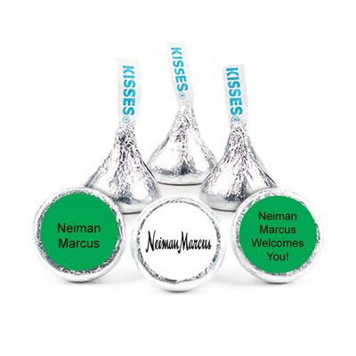 200ct Custom Candy Promotional Products Add Your Logo Kisses - Kelly Green