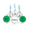200ct Custom Candy Promotional Products Add Your Logo Kisses - Kelly Green view 1