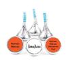 200ct Custom Candy Promotional Products Add Your Logo Kisses - Orange view 1