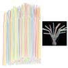 150 Pack Long Flexible Drinking Straws Party Bar Drinking Supplies Plastic Bendy view 4