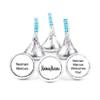 200ct Custom Candy Promotional Products Add Your Logo Kisses - White view 1