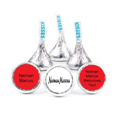 200ct Custom Candy Promotional Products Add Your Logo Kisses - Red