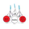 200ct Custom Candy Promotional Products Add Your Logo Kisses - Red view 1