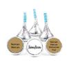 200ct Custom Candy Promotional Products Add Your Logo Kisses - Gold view 1