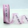 1 Inch Light Purple Chiffon Valentines Ribbon, Just for You Ribbon for Gift Wrapping, Holiday Party, Wedding Decorations, 22 Yards Gift Ribbon for Balloons, Sewing, and Floral DIY Decor view 2