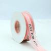 1 Inch Bean Pink Chiffon Valentines Ribbon, Just for You Ribbon for Gift Wrapping, Holiday Party, Wedding Decorations, 22 Yards Gift Ribbon for Balloons, Sewing, and Floral DIY Decor view 3