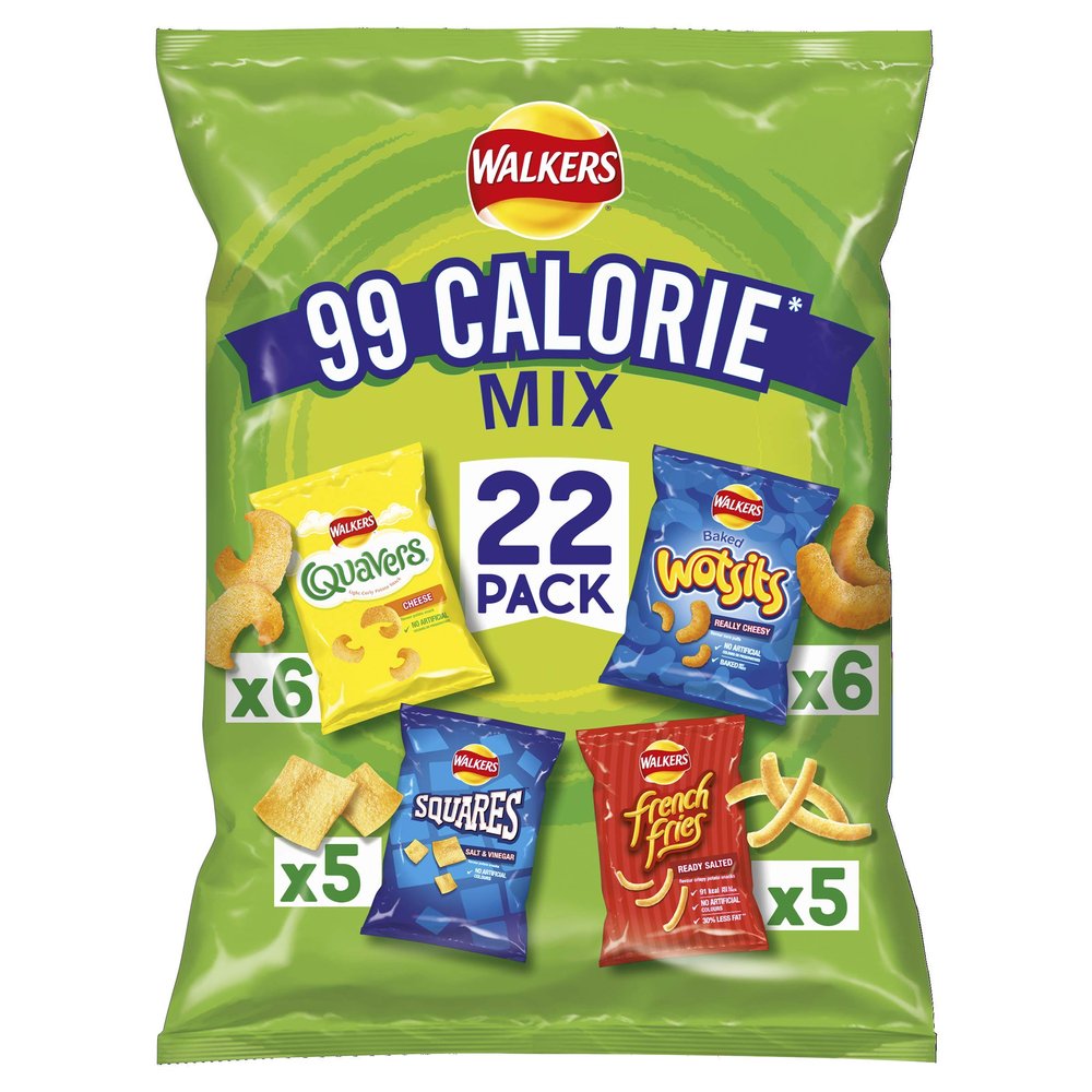 WALKERS Crisps SNACKS TOTAL 44 PCS