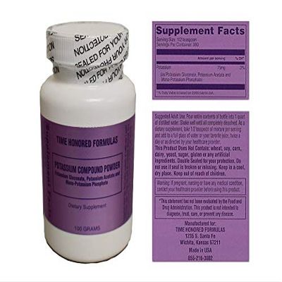 Potassium Compound Salts - for Gerson Therapy - Crystalized Powder - 100GMS