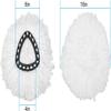 12Pack Spin Mop Heads Replacements - Easy Cleaning Microfiber Refills, 360 Degree Replacement Heads for All Hard Surfaced Floors view 3
