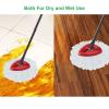12Pack Spin Mop Heads Replacements - Easy Cleaning Microfiber Refills, 360 Degree Replacement Heads for All Hard Surfaced Floors view 4