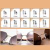 Eyeglass Repair Tool Kit, 75Pcs Glasses Precision Screwdriver Set with Eyeglass Screws Kit and Curved Tweezer in Assorted Size for Spectacles Eyeglasses Glasses Clock Repairing view 3