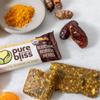 Organic Real Food Bars - Variety Pack (2 of Each Flavor, 12 Bars Total) - USDA Certified Organic, Non-GMO, Gluten Free, Vegan, Energy & Nutrition Bars, Superfood Ingredients, Healthy Snack, Breakfast Bars, Dairy Free, Soy Free - Pure Bliss Organics ( view 3