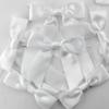 7Rainbows 30pcs Boutique 3.5" White Satin Ribbon Twist Tie Bows for Tying Up Packages Gift Wrapping view 3