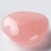 Natural 1.2" Rose Quartz Pocket Heart Love Stone Carved Palm Worry Stone Heart Shaped Healing Crystals for Chakra Reiki Balancing Therapy Meditation Home Decoration view 2