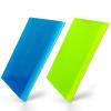 CARTINTS 2pack Mini Squeegee Rubber Squeegee, 5.1x 2 inch, for Cleaning Glass, Shower Door and Car Windows and Screen Printing, Blue/Green