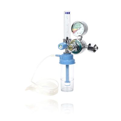 Air Regulator, Oxygen Pressure Gas Regulator Inhaler BSP 5/8" Inhalator Oxygen Meter 10 m/H Pressure Reducing Valve Regulator for Family Hospitals