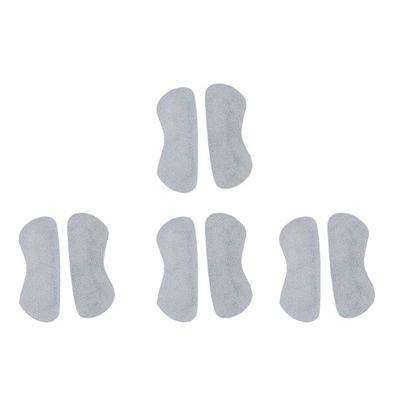 Healifty Womens Pumps Womens Pumps Insoles Insoles Leather Heel Grips Liner Shoes Inserts Heel Pad 4 Pairs for (Grey) High s Silicone Gel