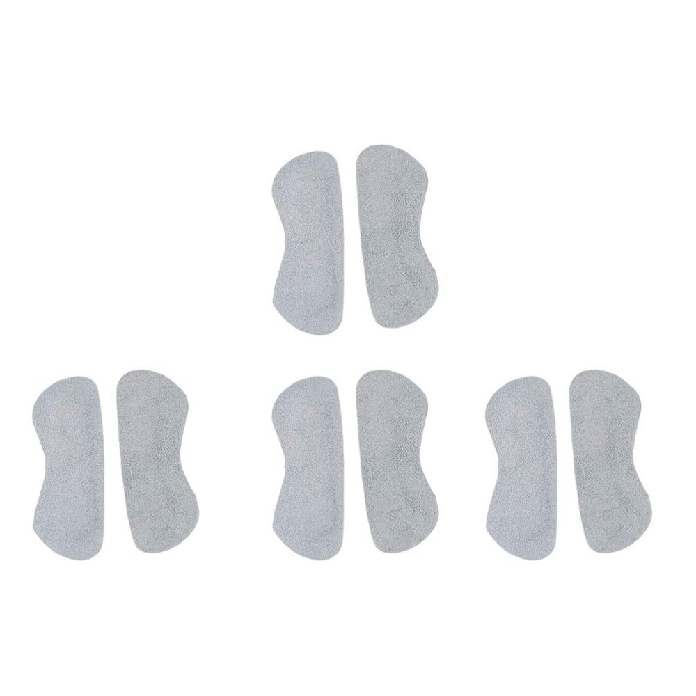 Healifty Womens Pumps Womens Pumps Insoles Insoles Leather Heel Grips Liner Shoes Inserts Heel Pad 4 Pairs for (Grey) High s Silicone Gel