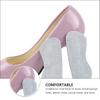 Healifty Womens Pumps Womens Pumps Insoles Insoles Leather Heel Grips Liner Shoes Inserts Heel Pad 4 Pairs for (Grey) High s Silicone Gel view 4