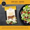 Aufschnitt Jerky Bits Bites, Healthy Snacks Made of Beef and Chicken, High Protein - Kosher, and Keto Friendly (2 Pack, Teriyaki Flavor) view 3