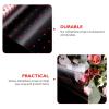 jojofuny 100 Clear Cellophane Wrap Roll with Red | 31.5 in. x 100 .| 3 Mil Thick Crystal Cellophane Roll|, Baskets, Treats, Cello Wrapping Paper view 4