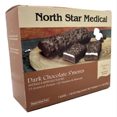 North Star Diet Dark Chocolate Smores Bar (Meal Replacement Bars)