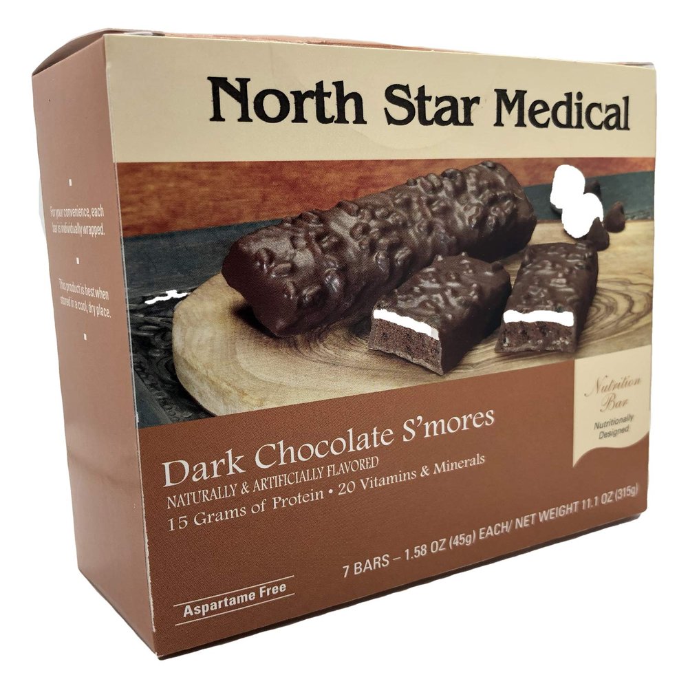 North Star Diet Dark Chocolate Smores Bar (Meal Replacement Bars)