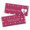 12ct Valentine's Candy Personalized Chocolate Bars (12 Pack) - Promotional Product Add Your Logo Candy Thank You view 2