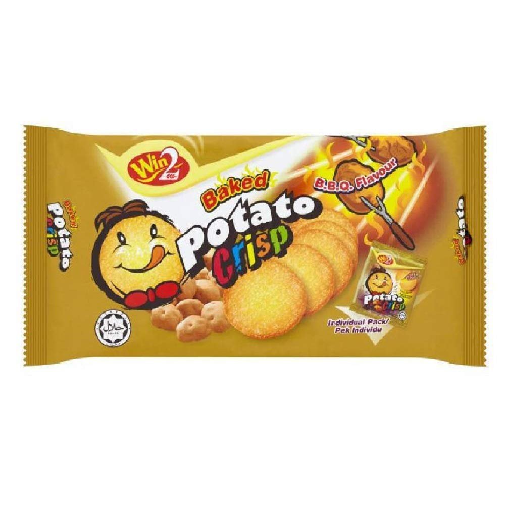 Win2 Potato Crisp Crackers 240g (628MART) (BBQ Flavour)