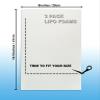 3 Pack Lipo Foam - Post Surgery Ab Board for Use with Post Liposuction Surgery Flattening Abdominal Compression Garments Liposuction Foam pads for Recovery 8"X11" (White) view 2