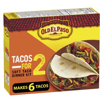 Old El Paso Tacos For Two Hard Taco Dinner Kit, 155g/5.5 oz., {Imported from Canada}