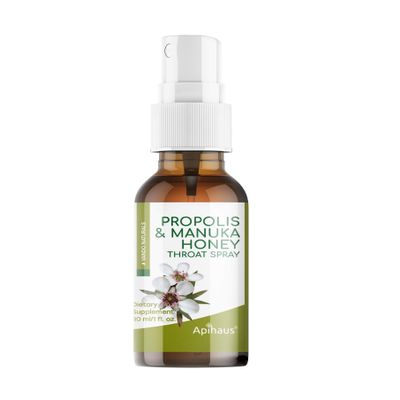 Apihaus Propolis & Manuka Honey Throat Spray, 1 Fl Oz