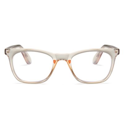 2SeeLife Blue Light Reading Glasses for Men & Women Small-Medium Fit, Sturdy Frame, Spring Hinges, Premium Readers, Peach, +2.00