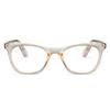 2SeeLife Blue Light Reading Glasses for Men & Women Small-Medium Fit, Sturdy Frame, Spring Hinges, Premium Readers, Peach, +2.00 view 1