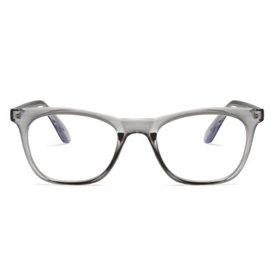 2SeeLife Blue Light Reading Glasses for Men & Women Small-Medium Fit, Sturdy Frame, Spring Hinges, Premium Readers, Gray, +2.25
