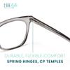2SeeLife Blue Light Reading Glasses for Men & Women Small-Medium Fit, Sturdy Frame, Spring Hinges, Premium Readers, Gray, +2.25 view 4
