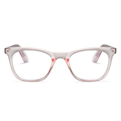 2SeeLife Blue Light Reading Glasses for Women Small-Medium Fit, Sturdy Frame, Spring Hinges, Premium Readers, Pink, +2.50