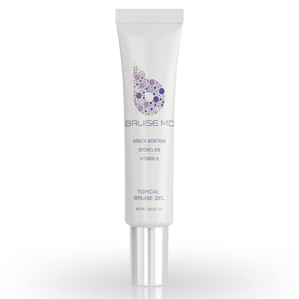 BruiseMD Topical Gel for Bruising and Swelling, 20% Arnica, Bromelain, 2% Vitamin K, 20g (0.7 fl oz) Advanced Concentrated Bruise Treatment Formula