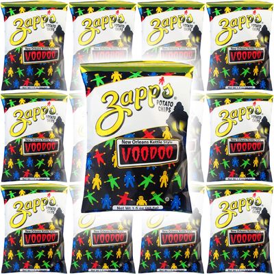 Zapp's Potato Chips, VooDoo New Orleans Kettle Style, 1.5oz (8-Pack)