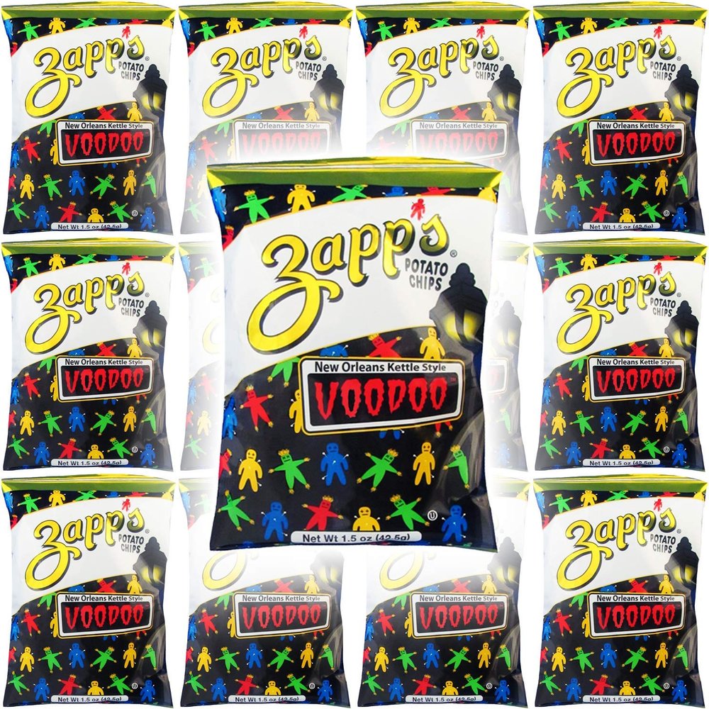 Zapp's Potato Chips, VooDoo New Orleans Kettle Style, 1.5oz (8-Pack)